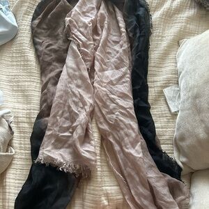 Chic Pink and Black Scarf